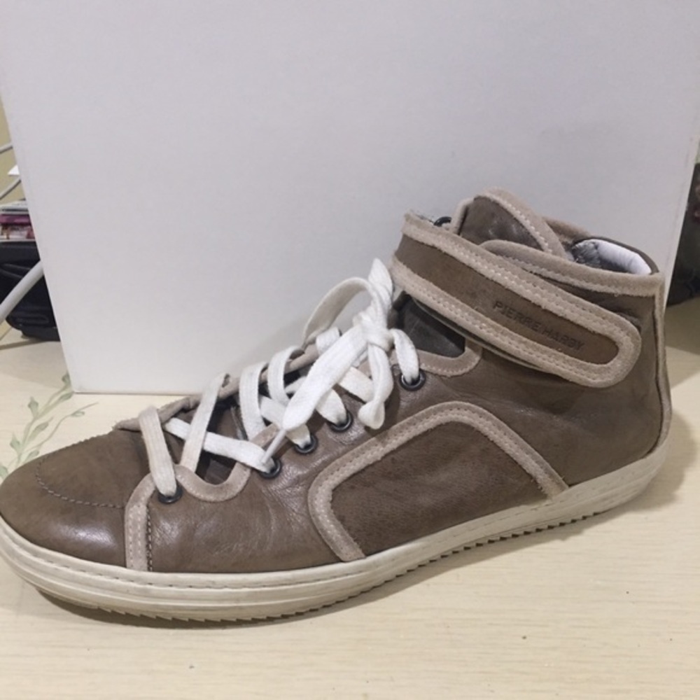Host pick! Pierre Hardy Gray High Top Sneakers Size 10